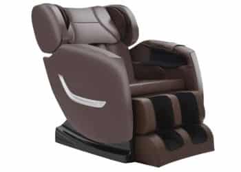 Full Body Electric Zero Gravity Shiatsu Massage Chair with Bluetooth Heating and Foot Roller for Home and Office