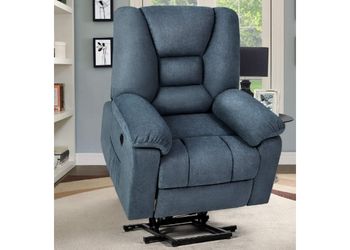 Wingback Recliner Chair Leather Single Modern Sofa Home Theater Seating for Living Room