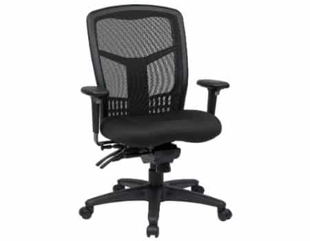 Office Star ProGrid High Back Managers Chair with Adjustable Arms